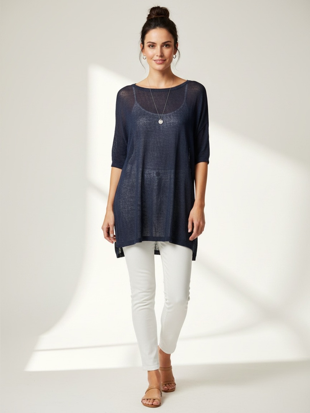 Pure Jill Linen Blend Tunic
